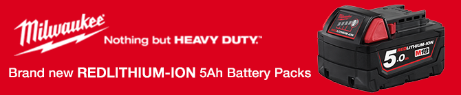 Milwaukee 5.0Ah batteries coming soon