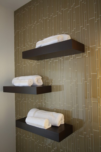 Floating Bathroom Shelves