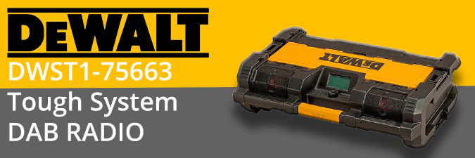 Dewalt DWST1-75663 Worksite DAB Radio & Charger 