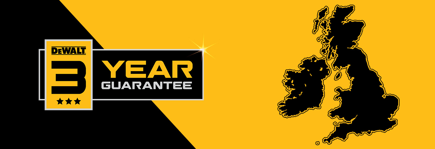 DeWalt's 3 year extended warranty